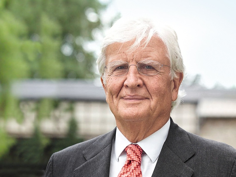 Hans Hörmann, Gründer der HÖRMANN Gruppe, zu der 27 Tochtergesellschaften gehören..
