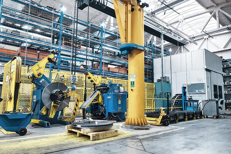 Werk Bánovce im Aufbau