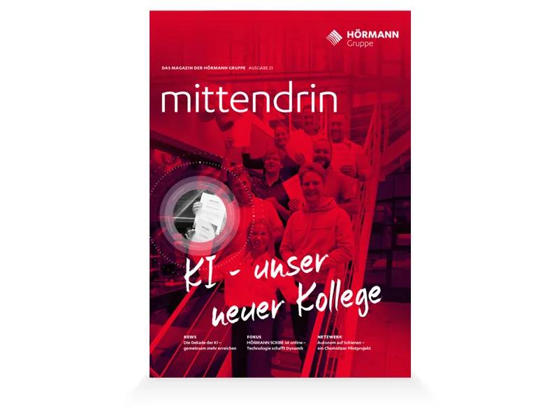 HÖRMANN Magazin "mittendrin" mit Fokus: KI – unser neuer Kollege