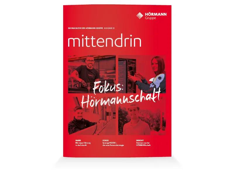 HÖRMANN Magazine "mittendrin," Issue 23