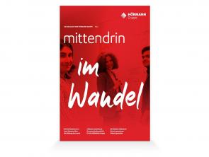 HÖRMANN’s mittendrin magazine focusing on times of change