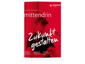 HÖRMANN’s mittendrin magazine focusing on shaping the future
