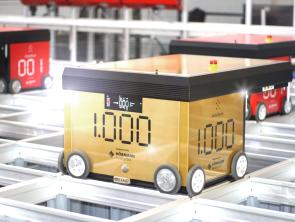 1.000ster AutoStore-Roboter live bei Christ Packing Systems