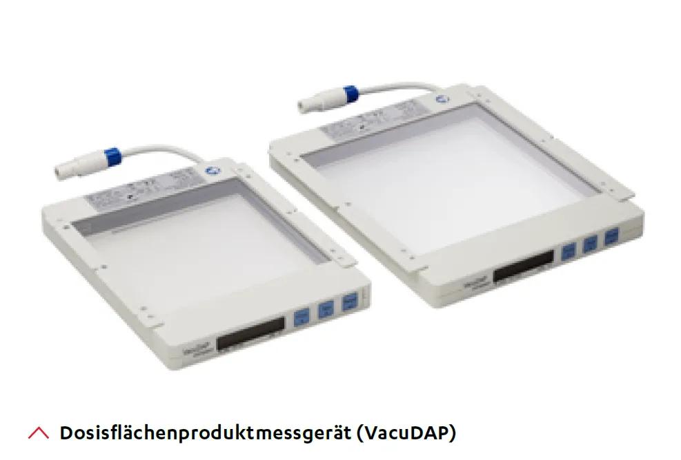  VacuDAP dose area product meters and the automatic exposure chambers (BAK or AEC sensor)