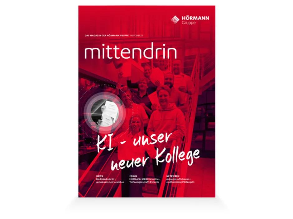 HÖRMANN Magazin "mittendrin" mit Fokus: KI – unser neuer Kollege