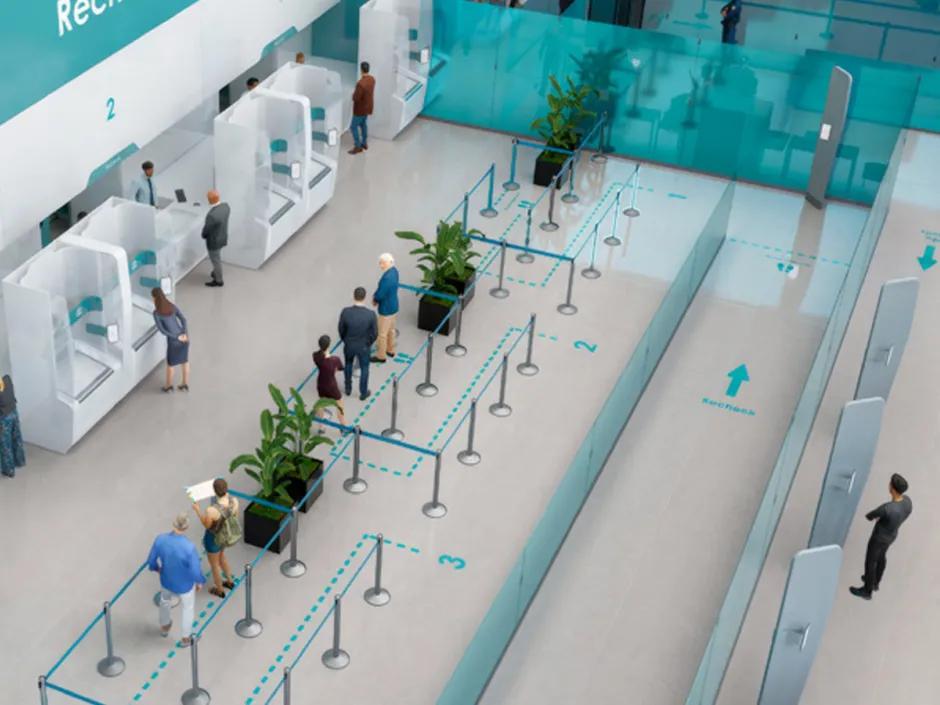 Innovation für effizientere Sicherheitskontrollen an Flughäfen