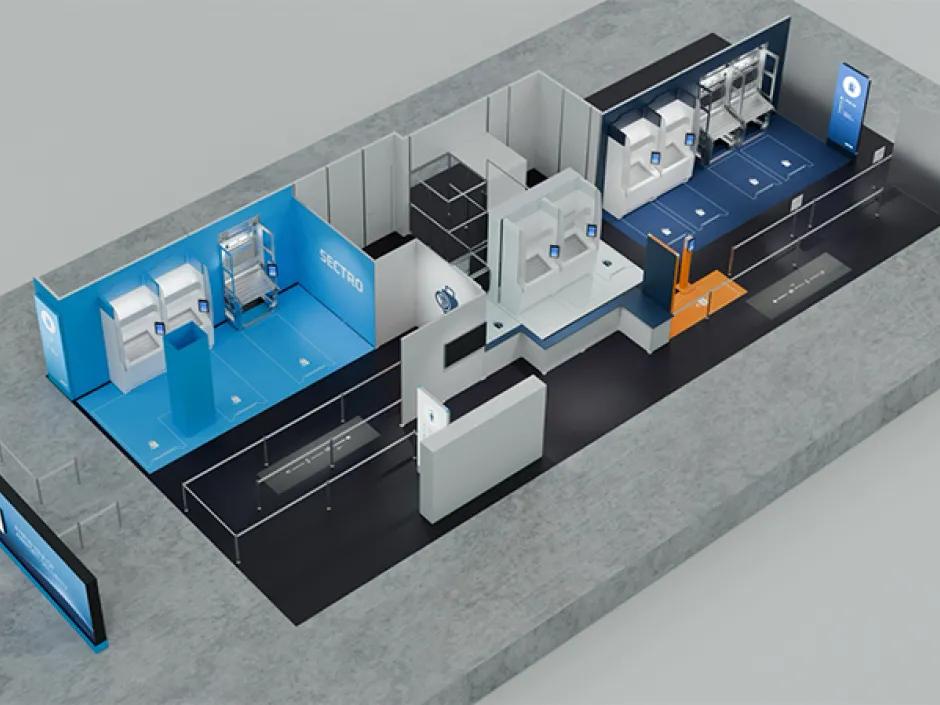 Die Sectro Self-Service-Sicherheitskontrolle