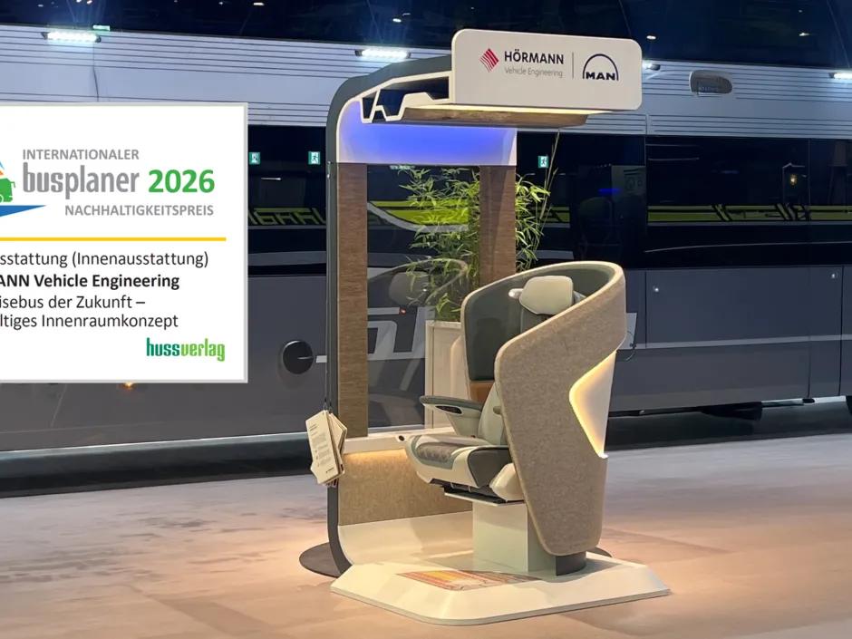 HÖRMANN Vehicle Engineering wins the International Bus Planner Sustainability Award 2026